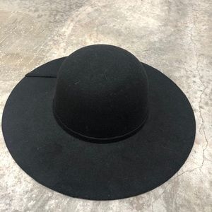 Black Floppy Hat